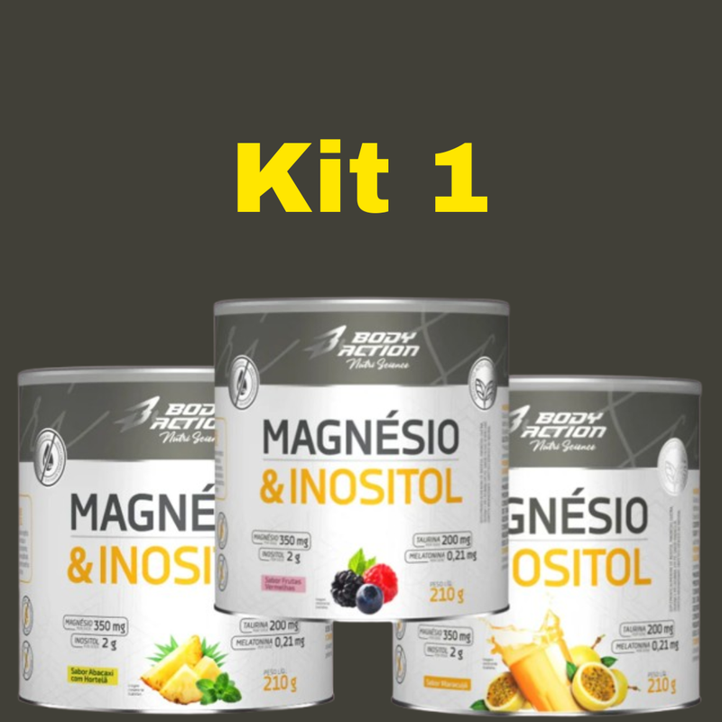 Magnésio & Inositol | 210g - Bodyaction