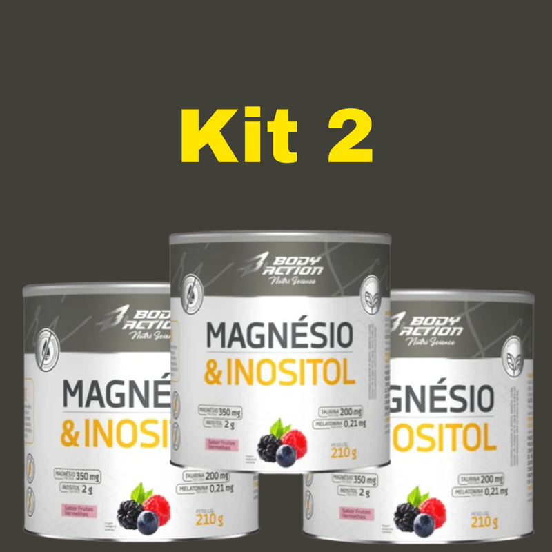 Magnésio & Inositol | 210g - Bodyaction