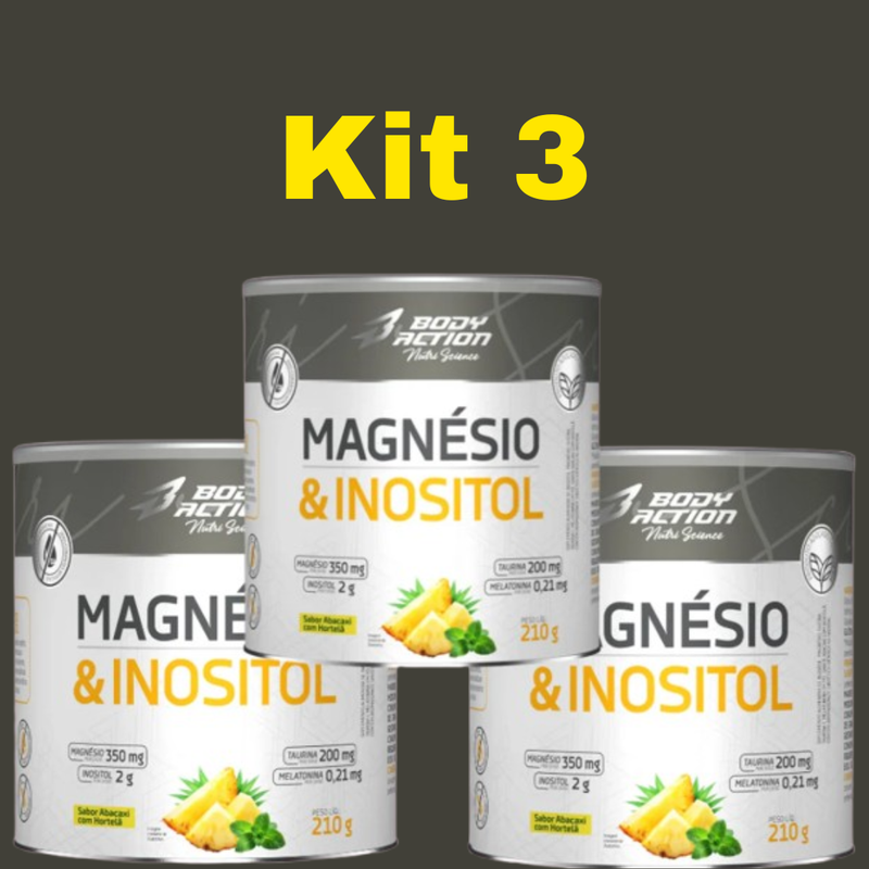 Magnésio & Inositol | 210g - Bodyaction