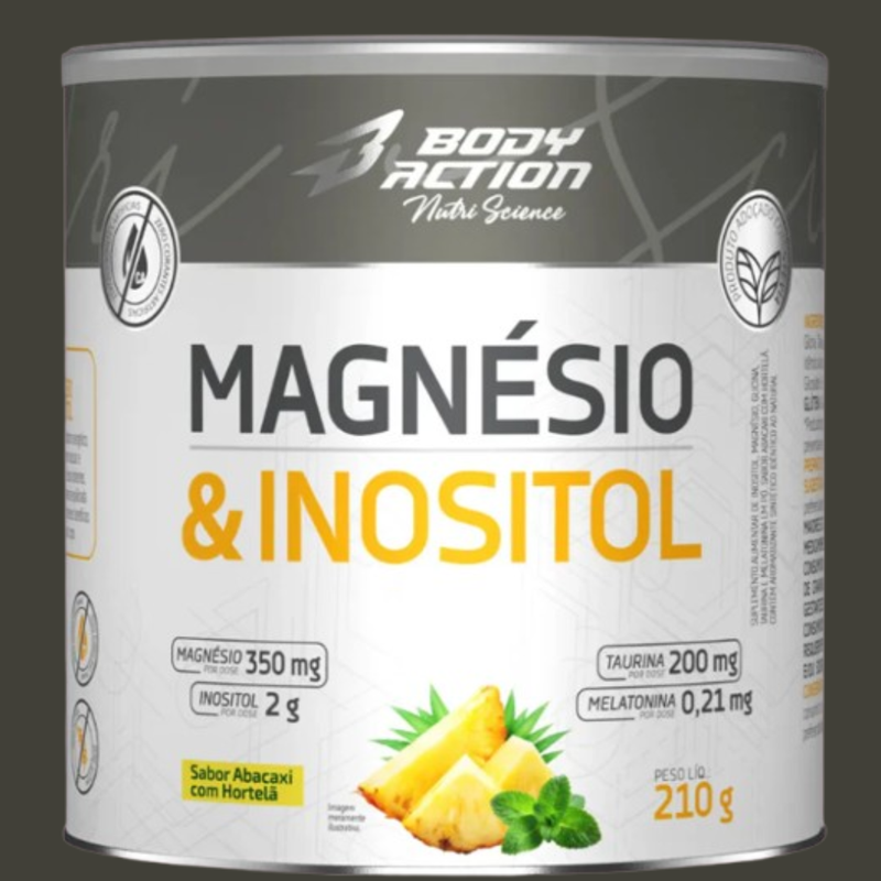Magnésio & Inositol | 210g - Bodyaction