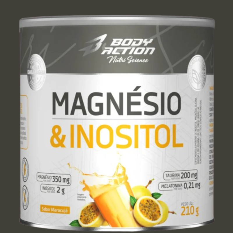 Magnésio & Inositol | 210g - Bodyaction