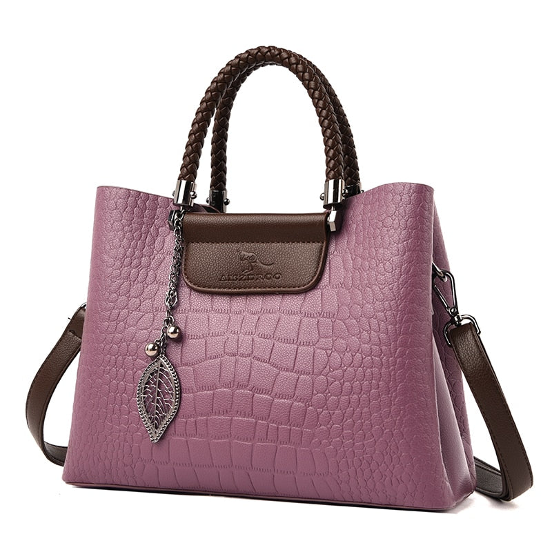 Bolsa Feminina de Couro Fashion