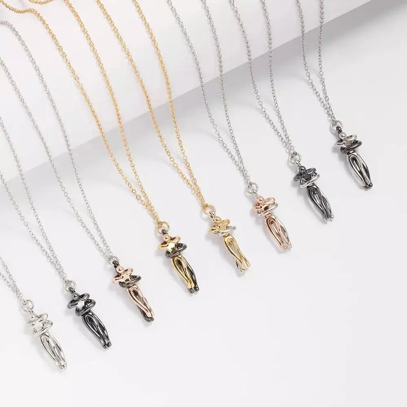 Colar Casal Abraço Eterno - Compre 1  e Leve 2