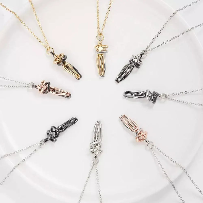 Colar Casal Abraço Eterno - Compre 1  e Leve 2