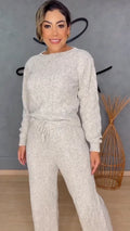Conjunto Sophia em Tricot | Blusa + Calça [PROMOÇÃO OUTONO INVERNO]