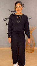 Conjunto Sophia em Tricot | Blusa + Calça [PROMOÇÃO OUTONO INVERNO]